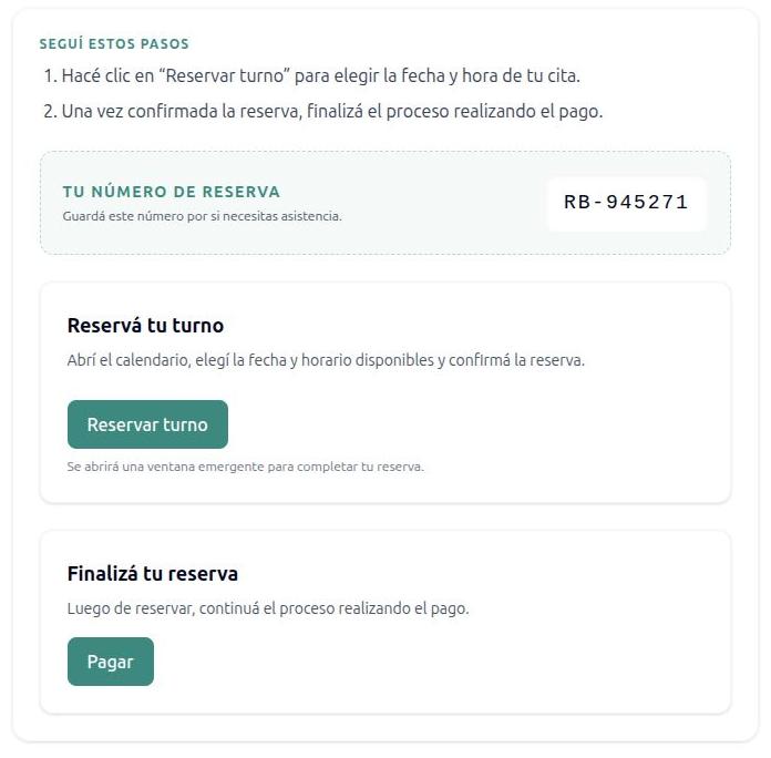 Cómo agendar una reserva en Mercado Argento