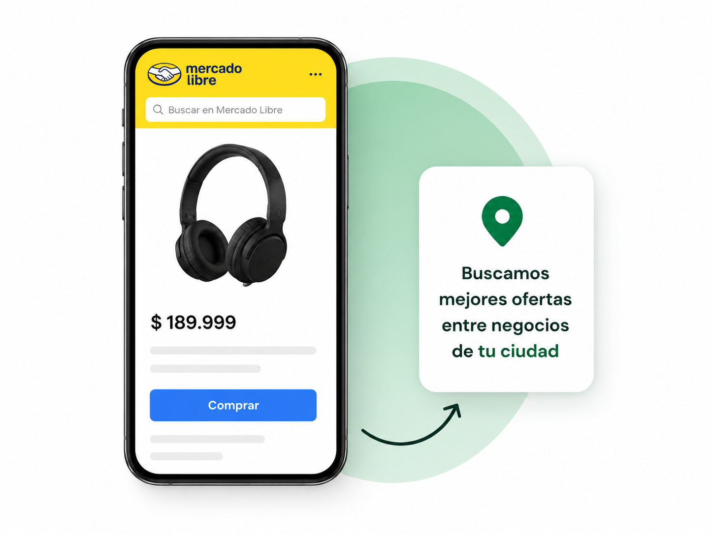 Comparación de oferta y búsqueda local